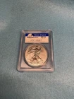 2015(W) 1oz .999 Fine Silver Eagle PCGS MS69 First Strike Miles Standish Signed