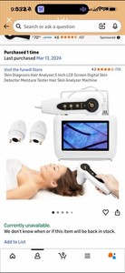 Hair Analyzer Scalp Machine