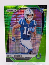 💥 ADONAI MITCHELL 2024 Panini Prizm Football NEON GREEN PULSAR PRIZM RC Colts