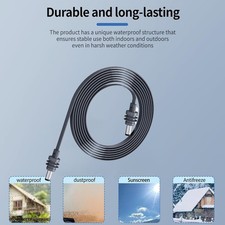 DC DC Flat Charging Cable 200cm 300cm Waterproof Dustproof PVC Copper Wire