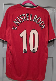 Umbro Manchester United Trikot V. Nistelrooy 10 Large Größe L Kurzarm Rot
