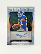 Mario Manningham #SS-MMM 2025 Panini Prizm Black Sensational Signatures