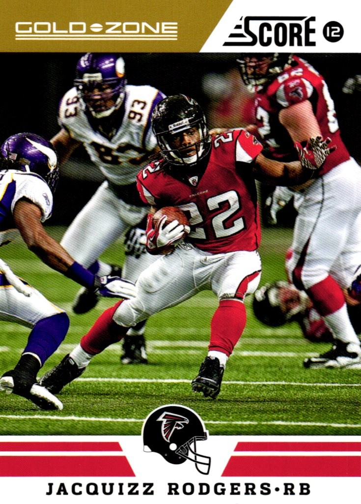2012 Score #43 Jacquizz Rodgers Gold Zone