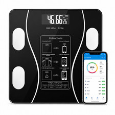 180KG Bluetooth Body Fat Scales Digital Bathroom Scale BMI Smart App Stones KG