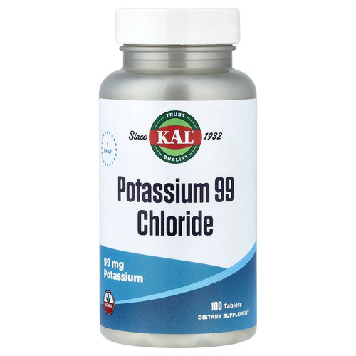 Potassium 99 Chloride, 99 mg, 100 Tablets
