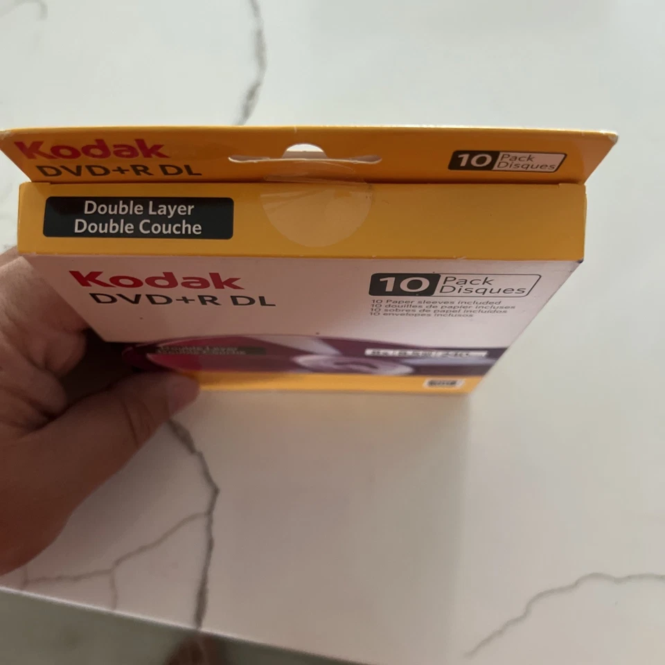 Kodak NEW 8.5GB 8X DVD+R  DL 10 pack Double layer Paper Sleeve Included - Image 4 of 4