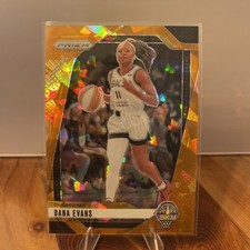 Dana Evans 2024 Panini Prizm WNBA Orange Cracked Ice Chicago Sky #72