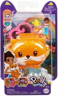 Polly Pocket Pet Connects Fox Micro Playset