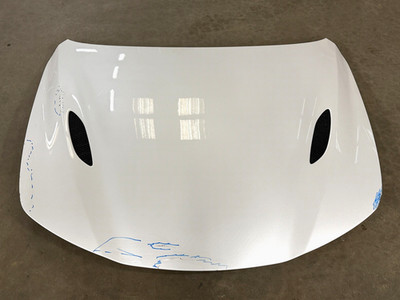  17-24 ALFA ROMEO GIULIA QUADRIFOGLIO CARBON FIBER HOOD BONNET PANEL OEM LOT2716