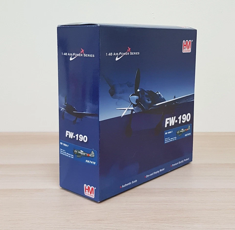 Hobby Master 1/48 HA7418 Focke-Wulf Fw 190A Luftwaffe I./JG 1, Wilhelm Krebs - Immagine 3 di 4