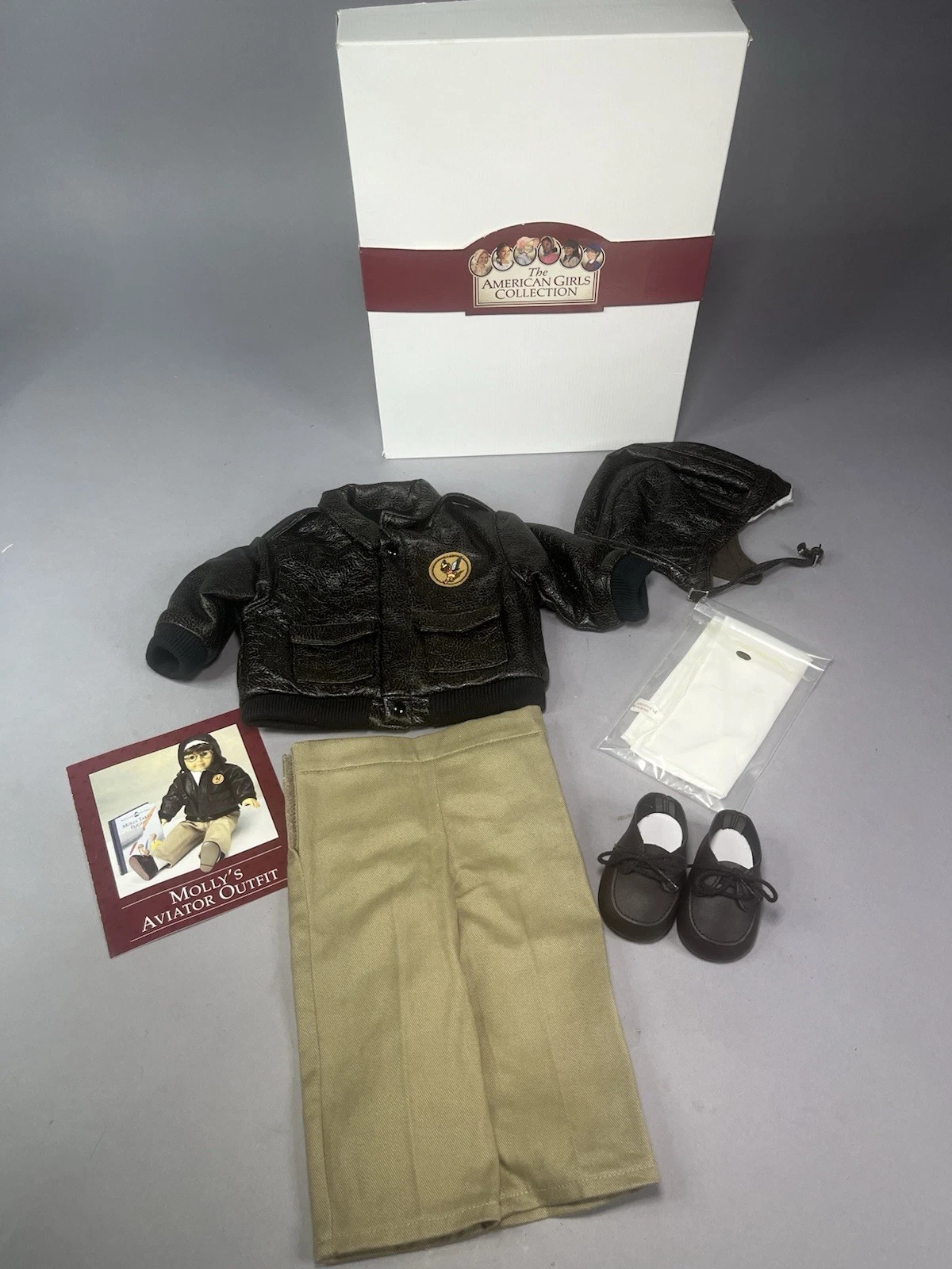 American Girl Doll Molly's Aviator Outfit Complete NIB Retired Vintage 1999