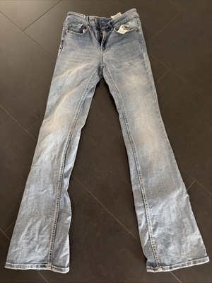 Blaue Jeans von VERO MODA, Gr. S/32, Bootcut, distressed