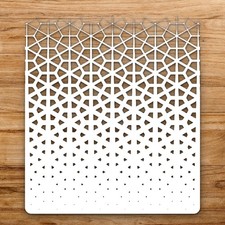 Geometric Inter Large Reusable Wall Stencil For Painting DIY Home Decor Template