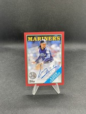 2023 Topps Luis Castillo 1988 Anniversary Seattle Mariners Autograph Red /25