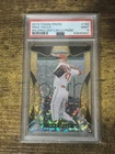 2019 PANINI PRIZM MIKE TROUT NEON ORANGE  DONUT CIRCLES PRIZM #132 /150 PSA 9
