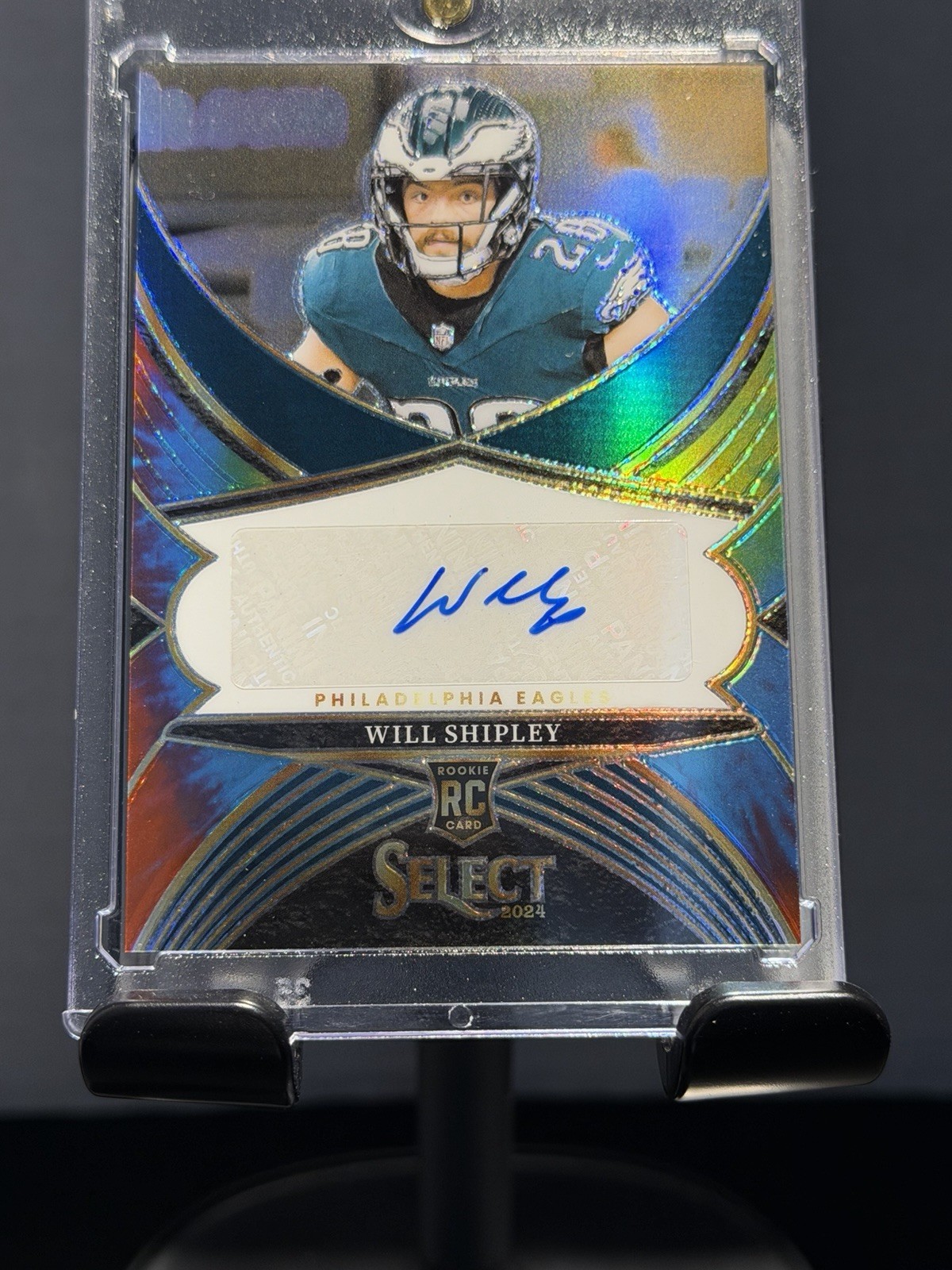 Will Shipley Panini Select Select Signatures #SSPWSY Tie-Dye Prizm