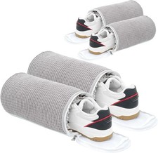 4Pcs Reusable Laundry Shoe Bag for Washer and Dryer, 360Cleaning for Sneaker