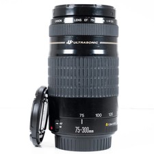 Canon 75-300mm F/4.0-5.6 USM Full Frame Auto Focus EF Telephoto Zoom Lens