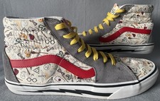 Vans x Harry Potter Collab Shoes Mens 11 SK8-HI High Top Sneaker - Red Stripe