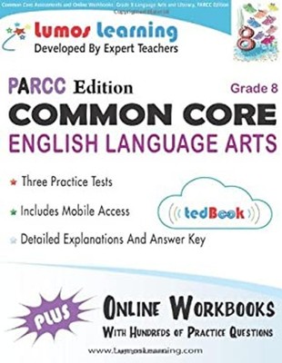 Common Core Assessments and Online Workbooks : Grade 8 Language A