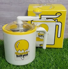 Vintage 1980s Donvier - HALF-PINT - Manual Crank Churn Ice Cream Maker OPEN BOX