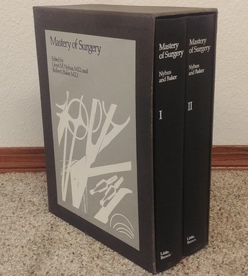 Mastery of Surgery Volume 1 & 2 Box Set *HARDCOVER 1ST EDITION* Medical Surgery