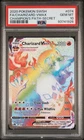 2020 Pokemon SWSH FA/Charizard VMAX #074 Champion's Path Secret Rainbow PSA 10