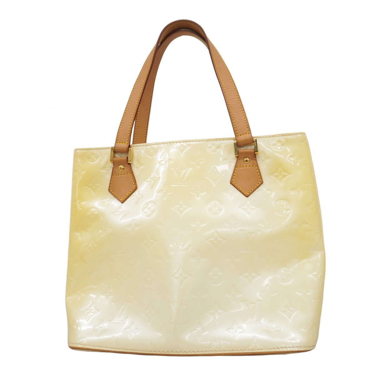 Louis Vuitton Vernis Houston Tote Bag M91342 in Perle