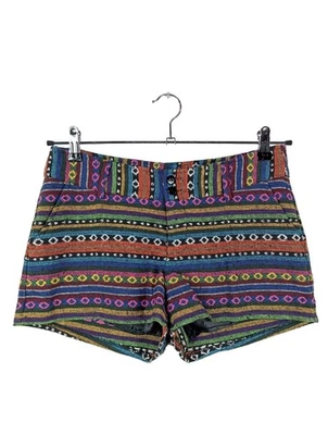 SANS SOUCI Short moulant Dames Pantalon court T EU 36 bleu-rose-vert - Photo 1/4