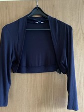 Bolero Jacke, Shrug, Gr. 40, Comma, dunkelbla...