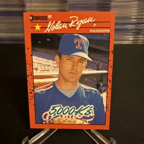 1990 Donruss Nolan Ryan 5000K - Error Wrong Back King Of Kings