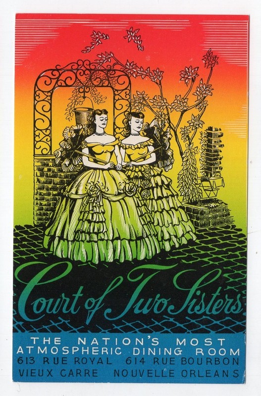 1970s? Chrome - CLOSEOUT - Two Ladies, Court of Two Sisters - New Orleans, LA