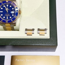 2010 Rolex Submariner Date Bluesy 116613LB 40MM Two-Tone 18K Yg Box Papers 14