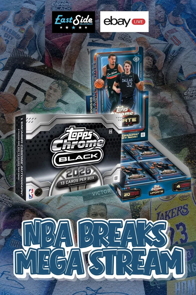 🇦🇺 MONSTER NBA BREAKS SHOW 🇦🇺 CHROME BLACK 🇦🇺NEW RELEASE🇦🇺