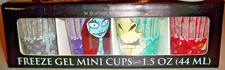 New Set of 4 Disney Nightmare Before Christmas Freeze Gel Mini Cups Shot Glasses