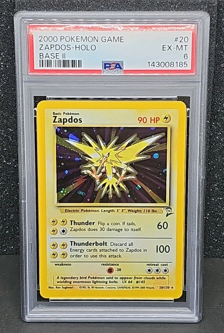 2000 Pokemon Zapdos Holo PSA 6 | eBay