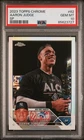2023 Topps Chrome Photo Variation SP #62 Aaron Judge - PSA 10🔥 Yankees