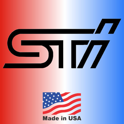 Subaru STI Logo Decal - Many colors available - Free Shipping