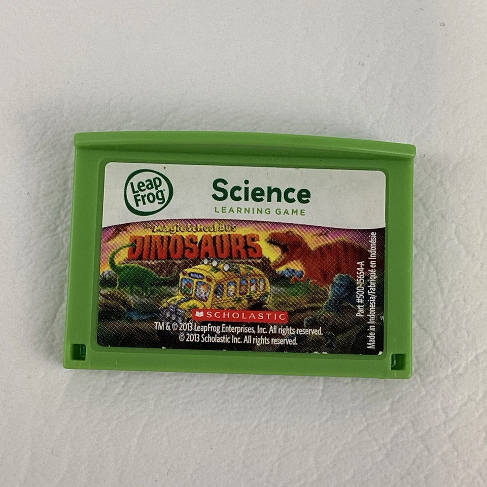 Leap Frog Explorer Video Game Cartridges Science Dinosaurs Learning Lot 2013 - Image 4 of 4