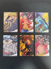 One Piece AR Formation Carddass Set of 6 Luffy F02-02 Sanji F02-08 HK Ver.