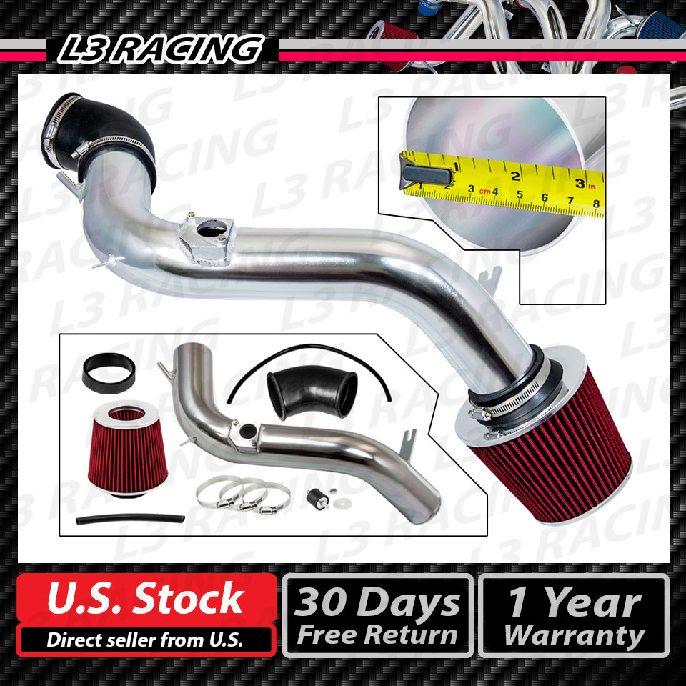 RED COLD INDUCTION AIR INTAKE KIT+DRY FILTER Mazda 03-08 Mazda6 S 3.0L V6