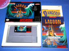 TESTED Super Nintendo SNES Game LAGOON RPG Complete CIB with NEW BATTERY SAVE!