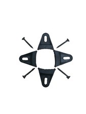 4 NEW SPEAKER GRILL CLIPS PLASTIC WAFFLE SUBWOOFER - FITS 6" 8" 10" 12" 15" 18"