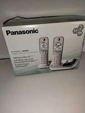 Panasonic KX-TGC222 Digital Cordless Answering System w/ 2 Handset, Silver
