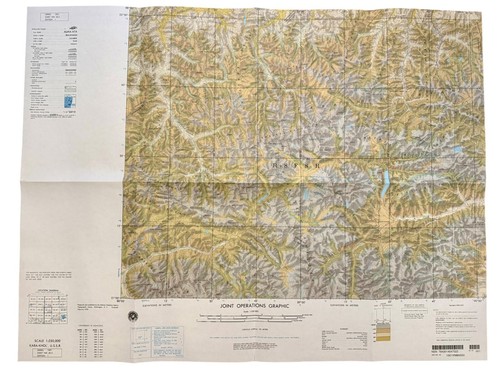 1972 NIMA Military Topographic Map of KARA-KHOL, USSR Joint Operations Graphic