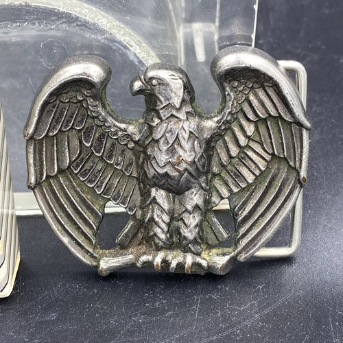 VTG American Eagle 80s Avon Belt Buckle Fits Belt 1-3/4 Perched Eagle Lot 16