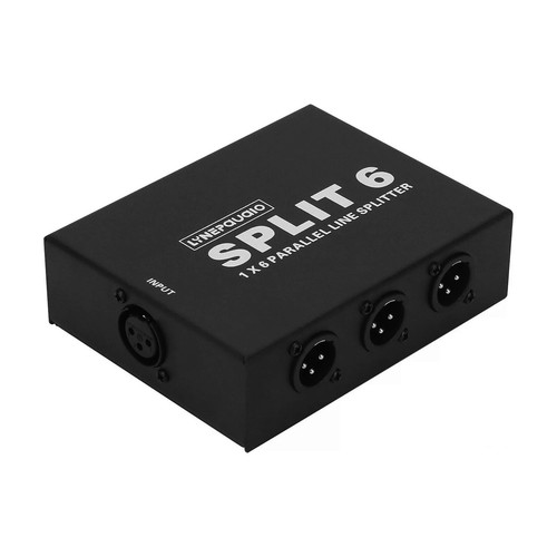 Caja divisorra XLR horizontal paralela distribuidor divisor de audio os67 1 en 6 salidas - Imagen 7 de 15