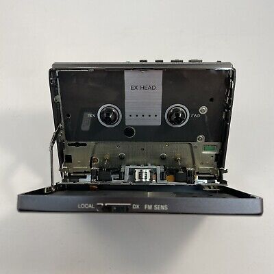 Vintage Sony FX50 Walkman AM/FM Cassette with Case Mega Bass