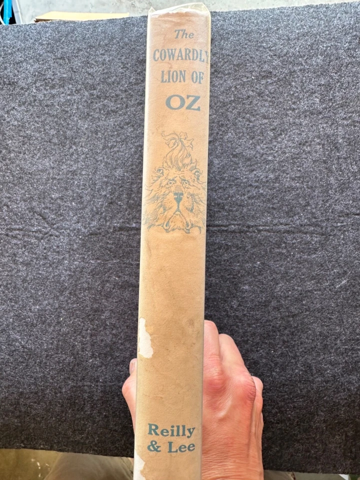 1923 - The Cowardly Lion Of Oz by Ruth Plumly Thompson (L. Frank Baum) HCDJ NICE — 第 4/4 张图片