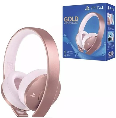 PS4 Gold Wireless Headset - Rose Gold Edition (PS4) | eBay